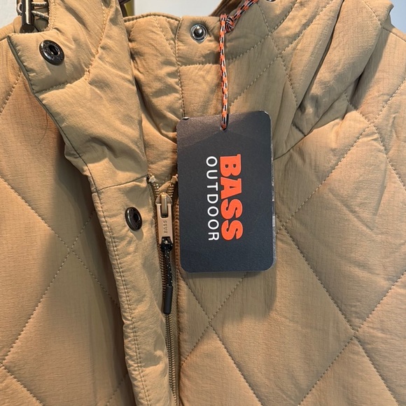 Russ Quilted Camel Puffer Jacket NWT M - Picture 3 of 14